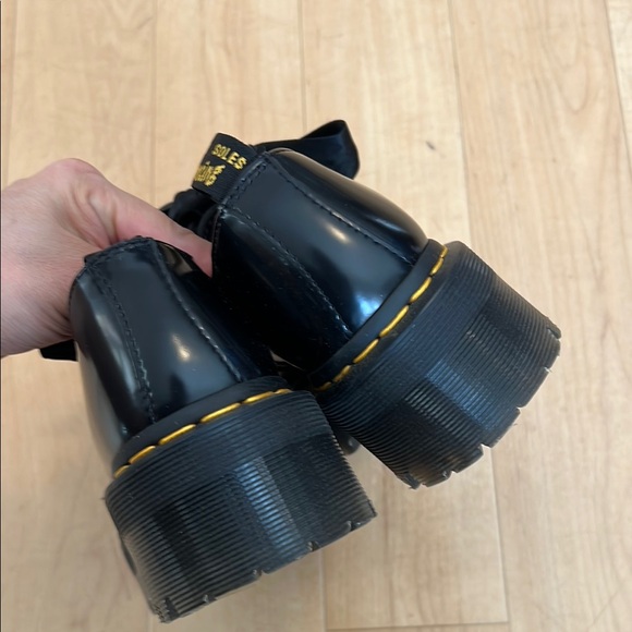 Dr. Martens HOLLY LEATHER PLATFORM SHOES 6 - Picture 7 of 16